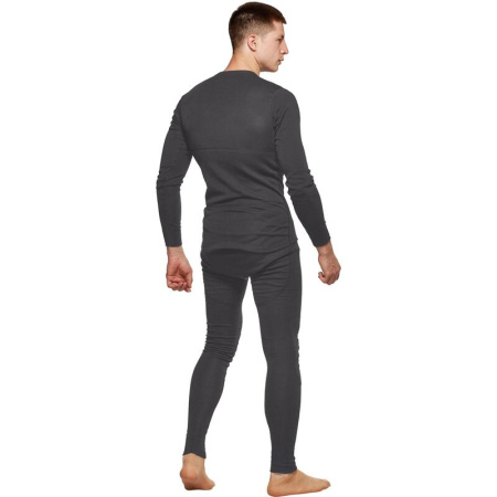 Термофутболка Comazo мужская Activ-35 трикотаж полиэстер темно-серая с  начесом (размер 58, рост 182)