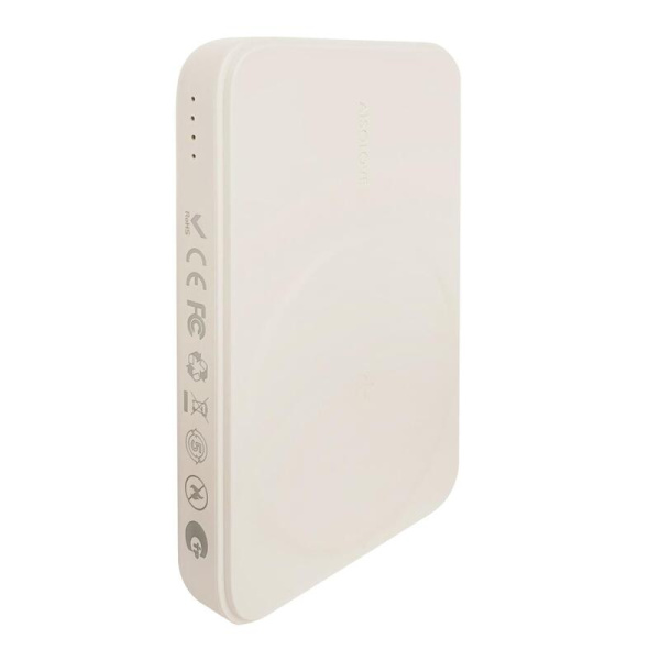 Внешний аккумулятор (power bank) Solove W12 (5000 мАч, бежевый, W12  Beige RUS)