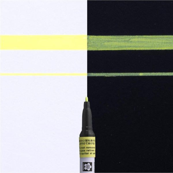 Маркер промышленный Sakura Pen-Touch XPMKA302 для универсальной маркировки желтый (1 мм)