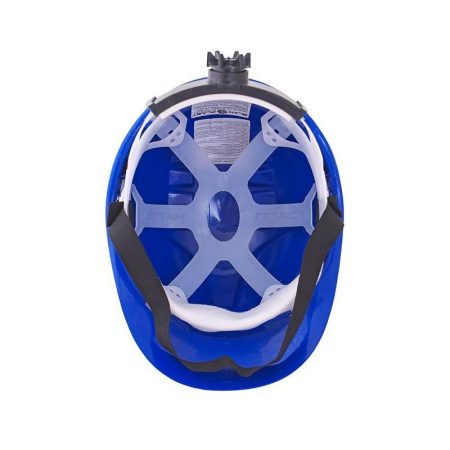 Каска Европласт-Люкс синяя (артикул производителя К-03)