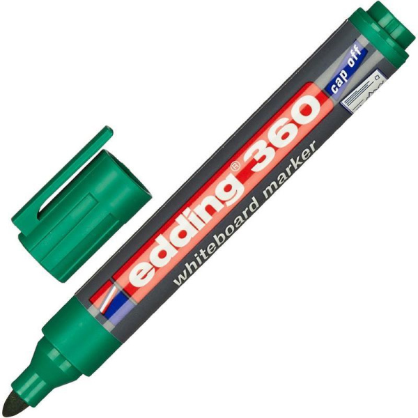 Набор маркеров для досок Edding e-360/4S cap off, 1,5-3 мм, 4 шт.