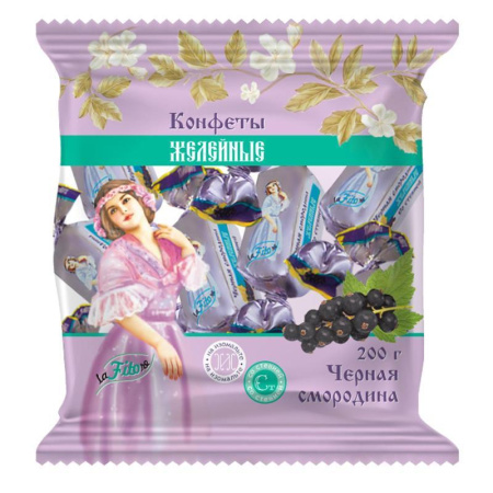 Конфеты желейные Lafitore черная смородина с изомальтом со стевией 200 г Конфеты желейные Lafitore черная смородина с изомальтом со стевией 200 г