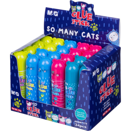 Клей-карандаш M&G So Many Cats 15 г