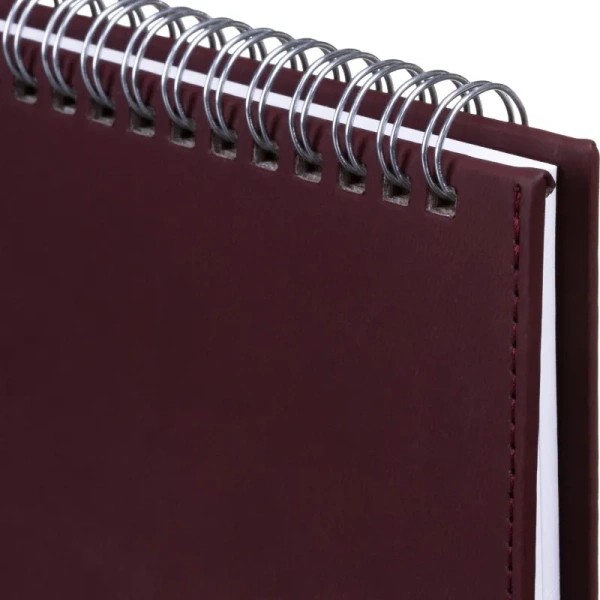 Планинг датированный 2026 год Attache Velvet искусственная кожа Soft Touch 64 листа  бордовый