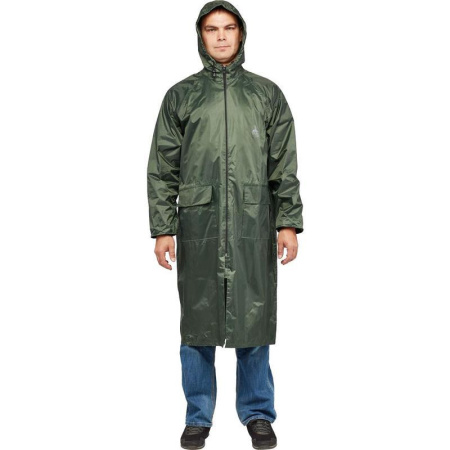 Плащ влагозащитный Тайфун зеленый (размер 52-54, рост 182-188)