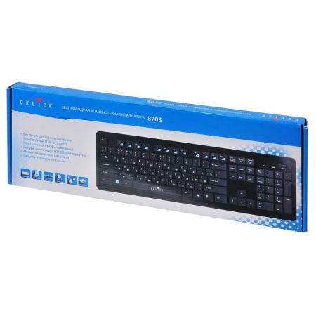 Клавиатура беспроводная Oklick 870S
