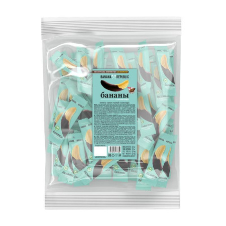 Конфеты шоколадные Banana Republic Банан сушеный в шоколаде 1 кг Конфеты шоколадные Banana Republic Банан сушеный в шоколаде 1 кг