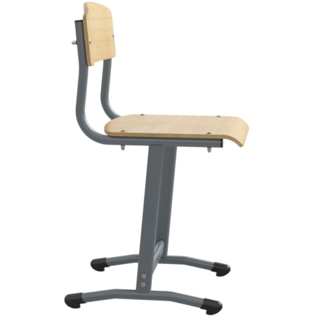 Стул ученический Универсал натуральный/серый рост 6