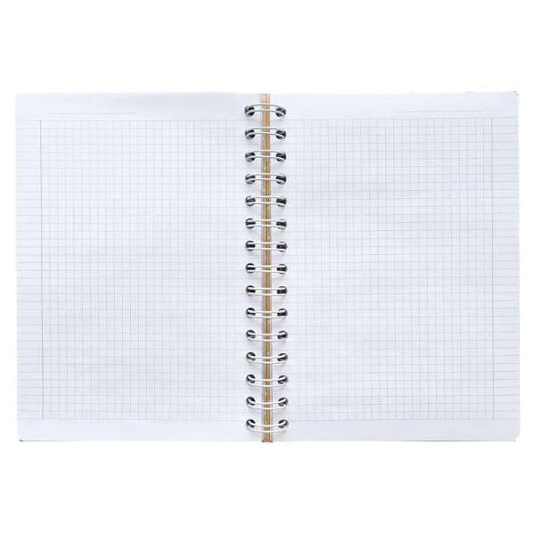 Бизнес-тетрадь Be Smart Notes А5 120 листов белая в клетку на спирали  (144х204 мм)