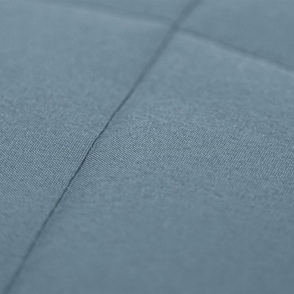Подушка KyuAr 50х70 см искусственный лебяжий пух/микрофибра стеганная  (синяя)