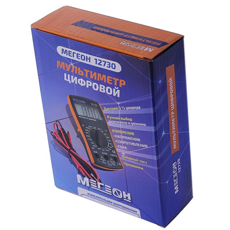 Мультиметр цифровой Мегеон 12730 (к0000010938)