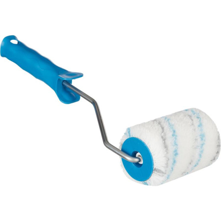 Валик малярный с ручкой TOPFORT Blue 90 мм полиамид ворс 12 мм