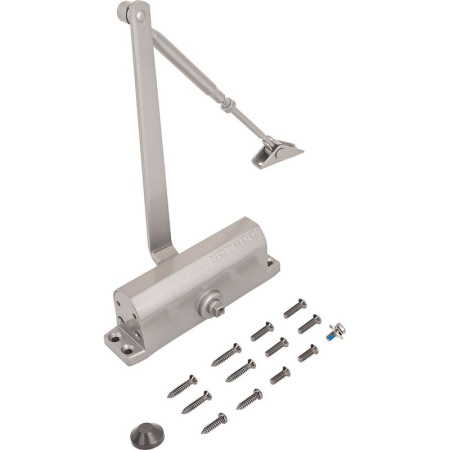 Доводчик дверной Notedo DC-080 до 120 кг серый