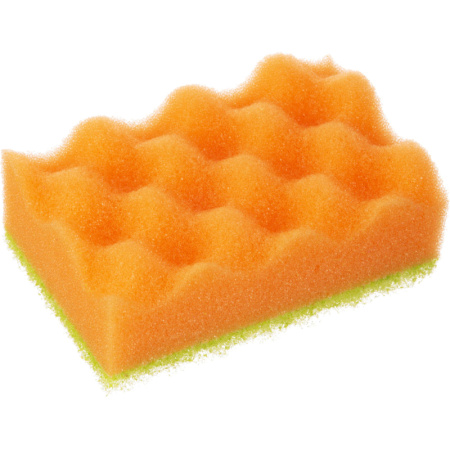 Губки для мытья посуды Qualita Bubble Effect поролоновые 175x95x65 мм (5 штук в упаковке)