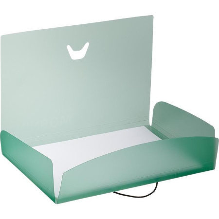 Папка на резинках Attache А4 пластиковая зеленая (0.45 мм, до 200 листов)