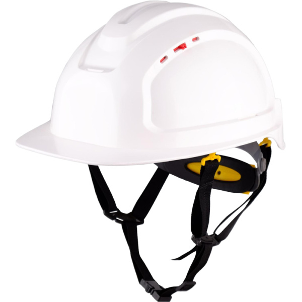 Каска защитная РОСОМЗ СОМЗ-80 Абсолют Rapid белая с храповым механизмом  (781717)