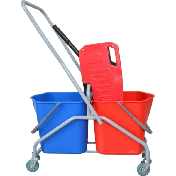Тележка уборочная  Эко-Форс 22EF/2 2-ведерная с отжимом 2x25 л