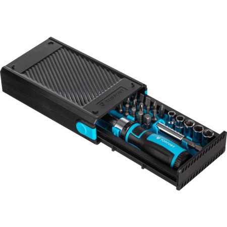 Отвертка TOPFORT с насадками 25 штук