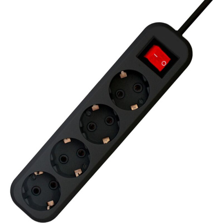 Сетевой фильтр Progix SF4PB2 на 4 розетки 2 метра