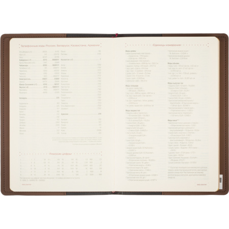 Ежедневник недатированный Bruno Visconti Oxford искусственная кожа А5 136 листов коричневый (162x238 мм) (артикул производителя 3-214/06) Ежедневник недатированный Bruno Visconti Oxford искусственная кожа А5 136 листов коричневый (162x238 мм) (артикул производителя 3-214/06)