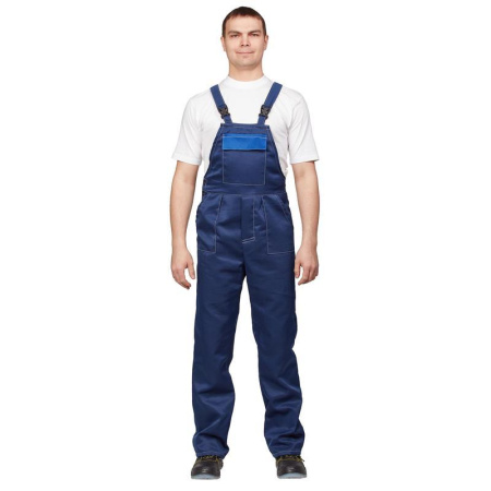 Костюм рабочий летний мужской л16-КПК синий/васильковый (размер 60-62, рост 170-176)