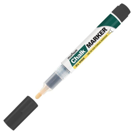 Маркер меловой MunHwa CM-01 черный (толщина линии 3 мм)