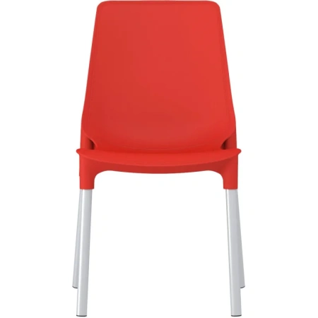 Стул обеденный Sheffilton SHT-S75 красный (пластик, металл)