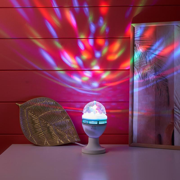 Диско-светильник Лампа разноцветный свет
