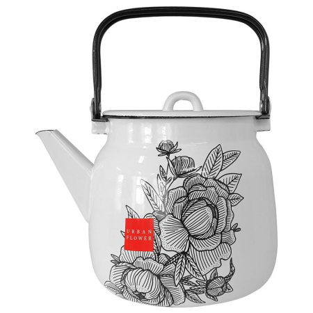 Чайник Лысьвенские эмали Urban flower 3.5 л