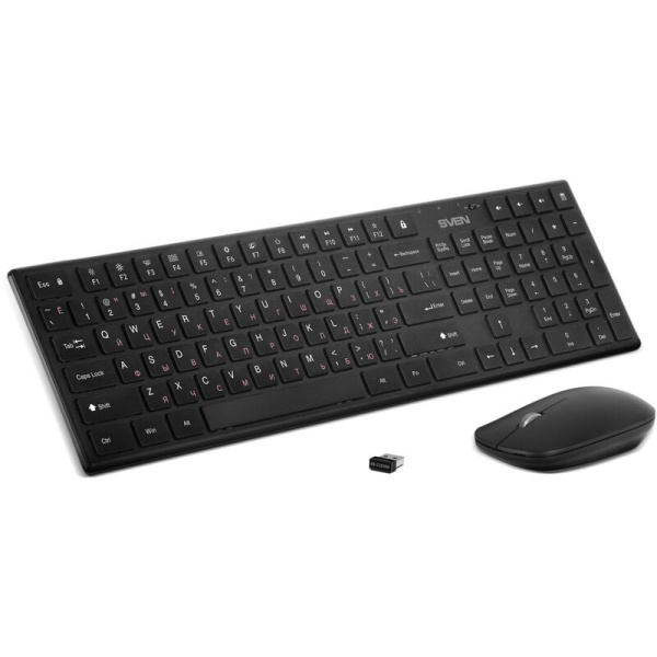 Комплект беспроводной клавиатура и мышь Sven KB-C2550W (SV-021672)
