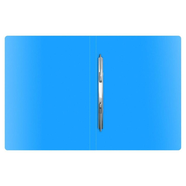 Скоросшиватель пластиковый с пружинным механизмом Attache Fantasy А4 до 120 листов голубой (толщина обложки 0.45 мм)