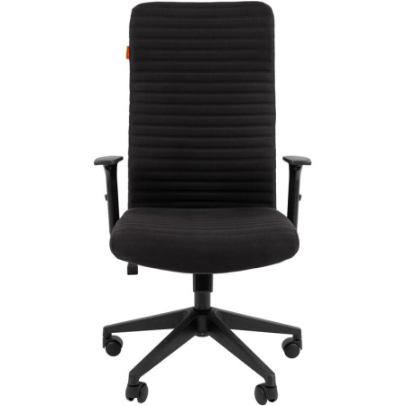 Кресло для руководителя Chairman 611 черное (ткань, пластик)