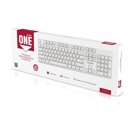 Клавиатура проводная Smartbuy One 238 (SBK-238U-W)