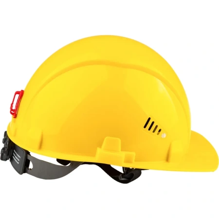 Каска защитная TOPFORT Стандарт 204 желтая с храповым механизмом