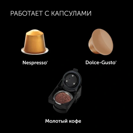 Кофеварка капсульная Polaris PCM 2034 3-in-1