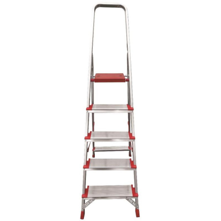 Стремянка алюминиевая 5 ступеней Новая Высота 5110105