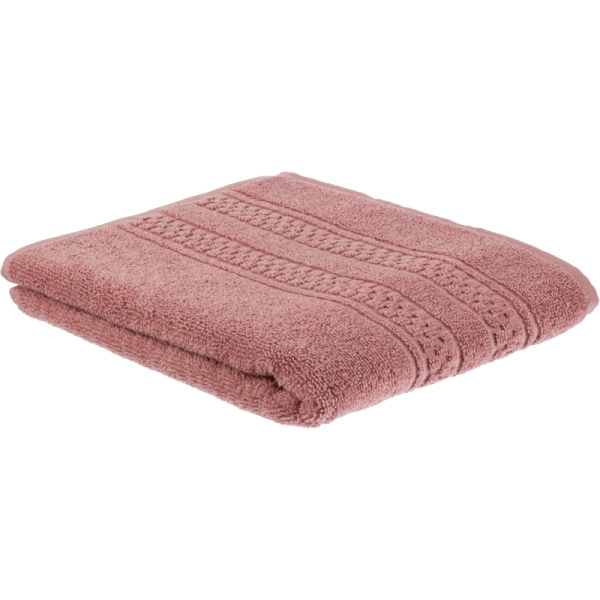 Полотенце махровое Комус Данмор 70х120 см 480 г/кв.м розовое