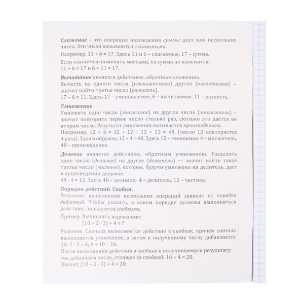Тетрадь предметная по математике Проф-пресс На контрасте А5 48 листов