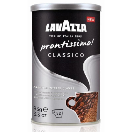 Кофе растворимый Lavazza Prontissimo Classico железная банка,95г