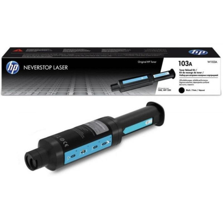 Заправочный комплект тонера HP 103A W1103A Neverstop Laser черный оригинальный