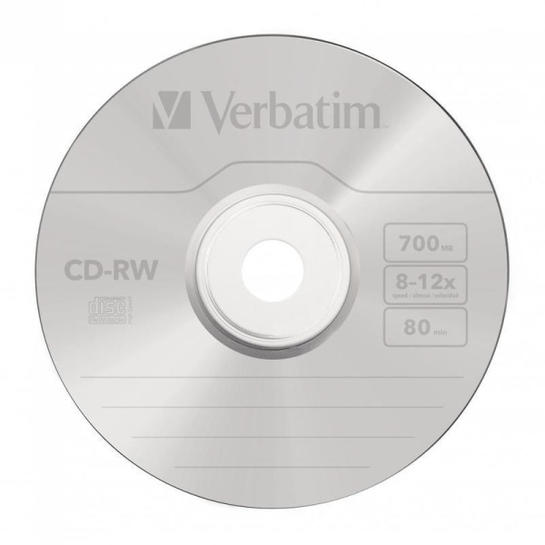 Диск CD-RW Verbatim Serl Scratch 43148