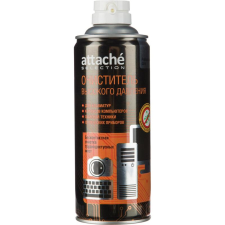 Баллон со сжатым воздухом Attache Selection с бактерицидным эффектом 400  мл