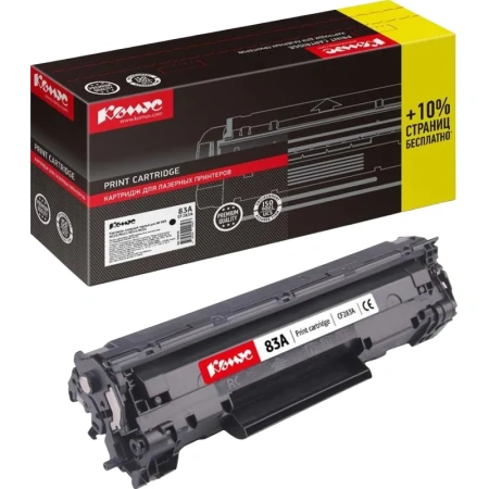 Картридж лазерный Комус 83A CF283A для HP черный совместимый