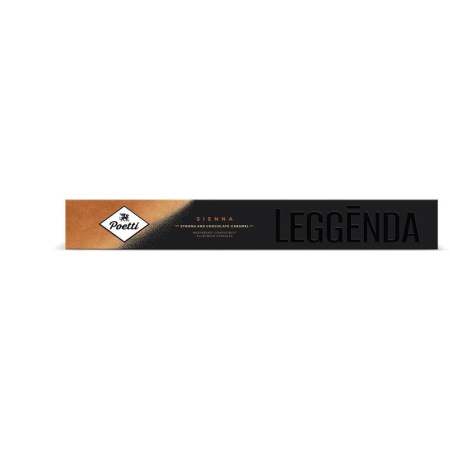 Кофе в капсулах для кофемашин Poetti Leggenda Sienna Espresso (10 штук в  упаковке)
