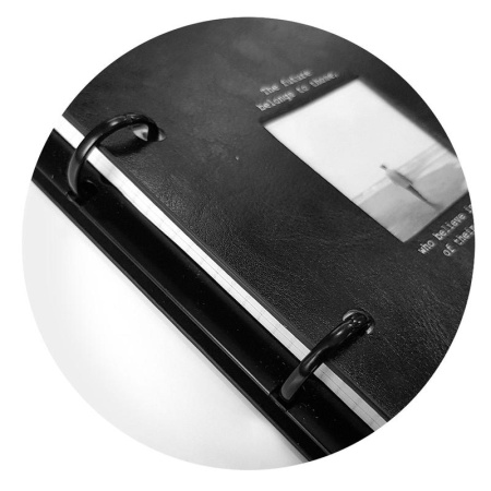 Бизнес-тетрадь Infolio Study Window A5 120 листов в клетку на кольцах  (155x212 мм)