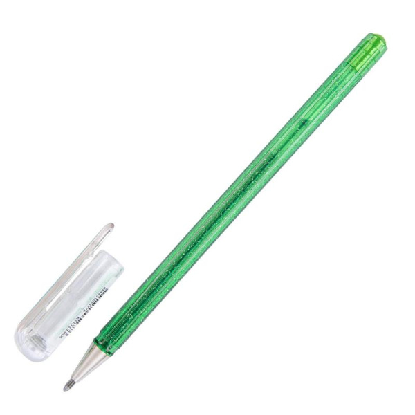 Ручка гелевая Pentel Hybrid Dual Metallic 1 мм хамелеон  светло-зеленый/синий/красный