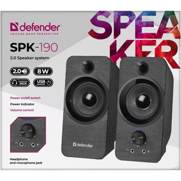 Колонки 2.0 Defender SPK-190 (65190)