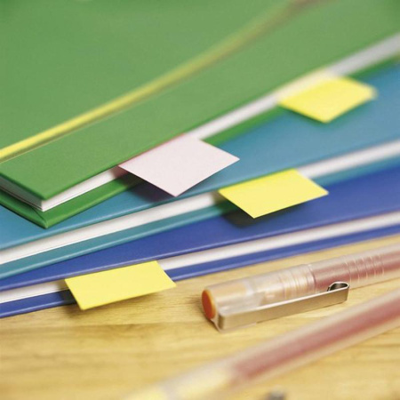 Клейкие закладки Post-it бумажные 4 цвета по 50 листов 20x38 мм Клейкие закладки Post-it бумажные 4 цвета по 50 листов 20x38 мм