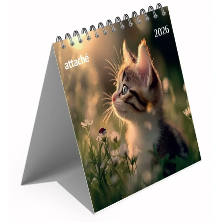 Календарь-домик настольный 2026 Котёнок 12x11 см