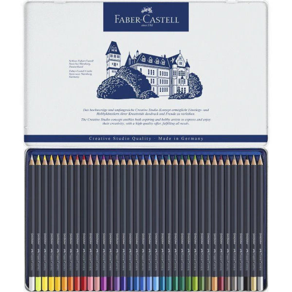 Карандаши цветные Faber-Castell Goldfaber 36 цветов круглые